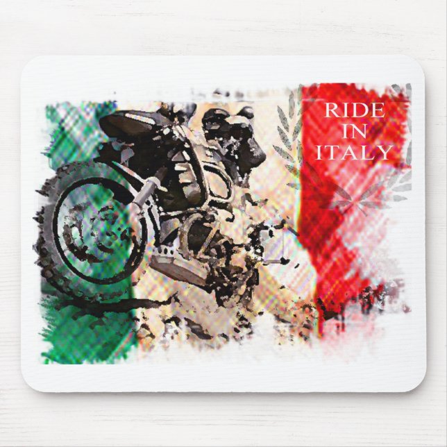 Fahrt in Abenteuer Italiens 1200 Mousepad (Vorne)