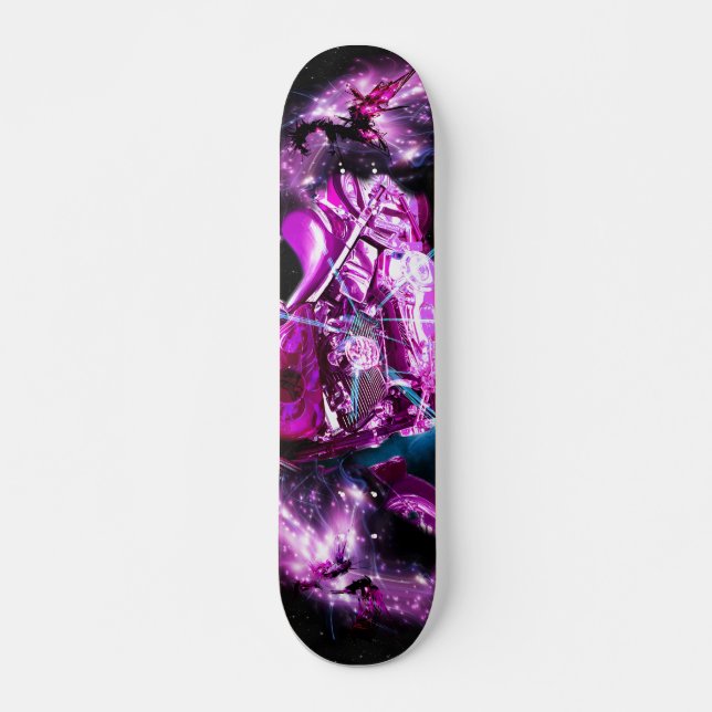 Fahrt in Rosa Skateboard (Vorne)