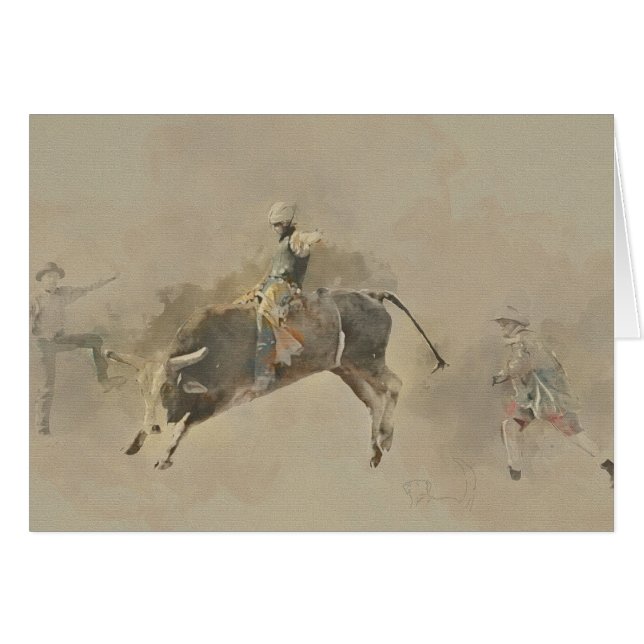 Fahrt mit dem Bull (Vorderseite (Horizontal))
