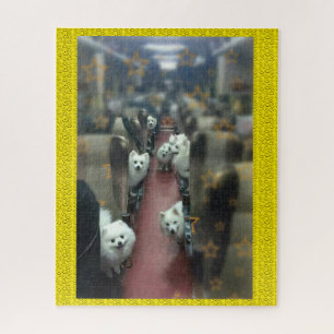 Fahrt mit dem Hundezug Puzzle