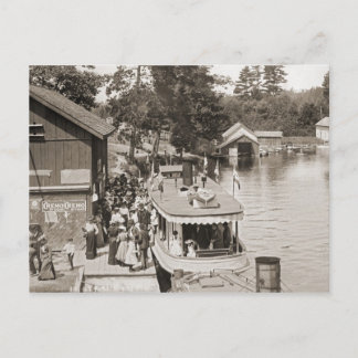 Fahrt mit dem indischen Fluss Michigan Postkarte