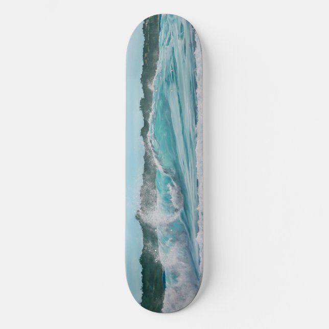 Fahrt mit dem Licht Skateboard (Vorderseite)