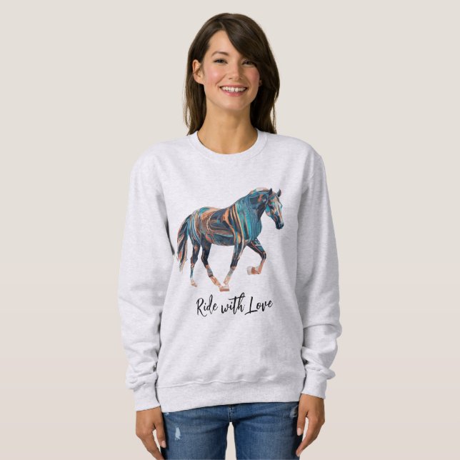 Fahrt mit dem Love T-Shirt Sweatshirt (Vorne ganz)