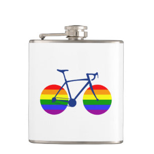 Fahrt mit dem Pride Bike Flachmann