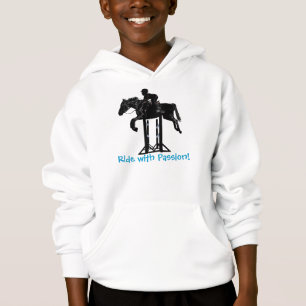 Fahrt mit Leidenschaft! Reiterpferdet-shirt Hoodie