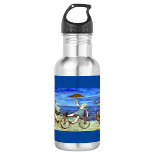Fahrt mit Tandem Fahrrad 532 ml Wasser Bo Edelstahlflasche