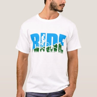 Fahrt, Mountainbike, Fahrrad, Radfahren, Abfahrt T-Shirt