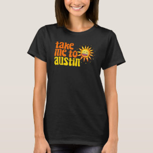 Fahrt nach Austin Texas Retro Beach T-Shirt