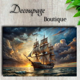 Fahrt zu Glory Majestic Tall Decoupage Seidenpapier