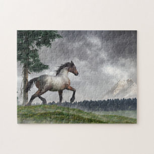 Fahrt zum verlassenen Berg Puzzle