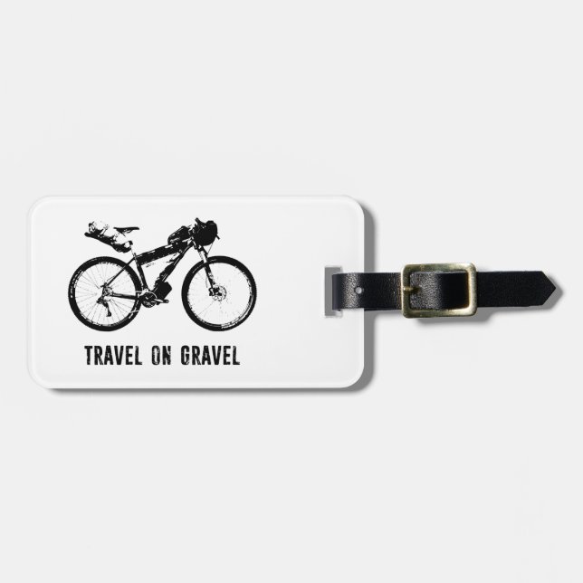 Fahrten mit dem Kies-Fahrrad Gepäckanhänger (Vorderseite horizontal)