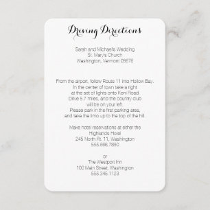 Fahrtrichtung Hochspannungskarten Begleitkarte