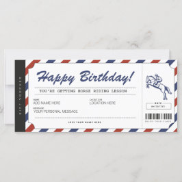 Fahrunterricht für Pferde Geschenkgutschein