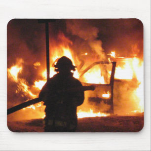 Fahrzeug-FeuerBurning! Mousepad