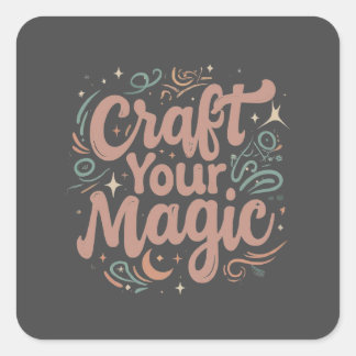 Fahrzeug Quadratischer Aufkleber