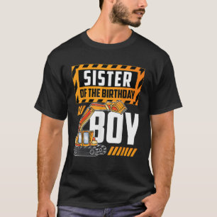 Fahrzeugbau Bagger Schwester des Geburtstags T-Shirt