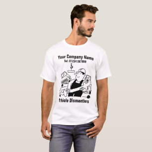 Fahrzeugzerleger Abbruchgelände Schrott T-Shirt