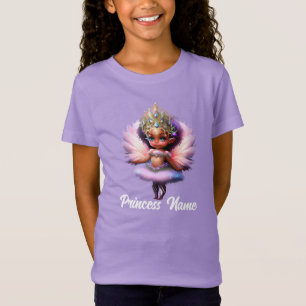 Faible Ballerina Prinzessin Pink Flattern Flügel l T-Shirt