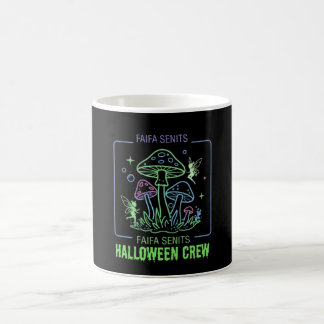 Faifa Senits Halloween-Crew Neon Gruselige Vintage Kaffeetasse