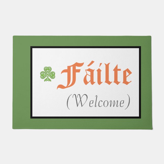 Fáilte Irish Welcome Fußmatte (Vorderseite)