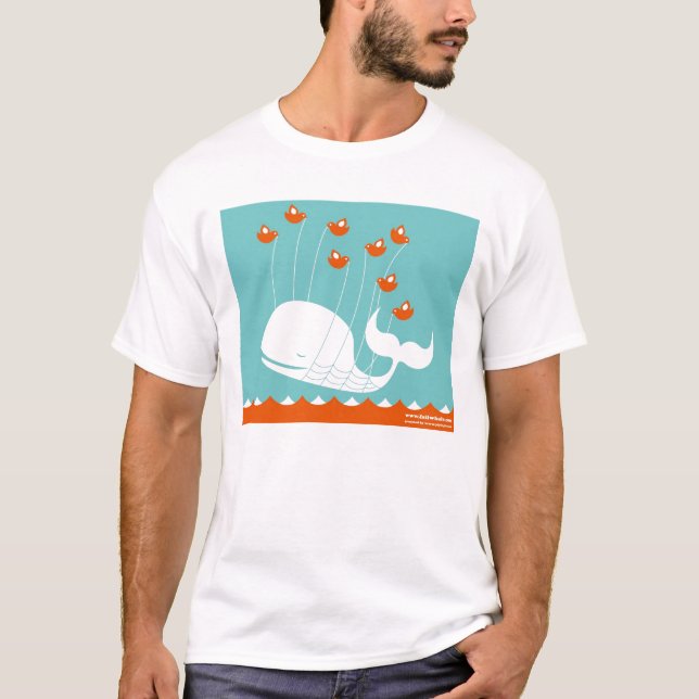FailWhale schlichtes T-Shirt (Vorderseite)
