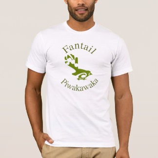 Faintail Neuseeland Aotearoa Bird T-Shirt