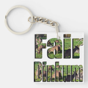 Fair Dinkum Aussie Slang Logo, Schlüsselanhänger
