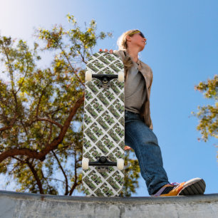 Fair Dinkum Aussie Slang Word with Kangaroos, Skateboard