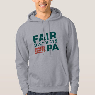 Fair Districts PA Classic Grau Kapuzenpullover Hoodie