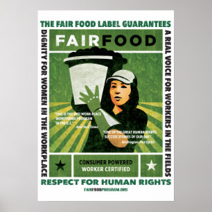 Fair Food Poster - Groß