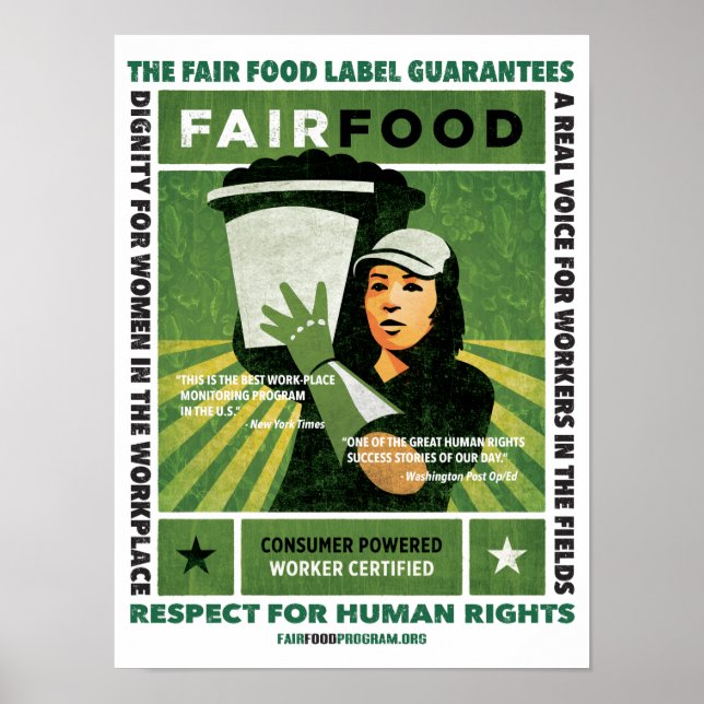Fair Food Poster - Klein (Vorne)