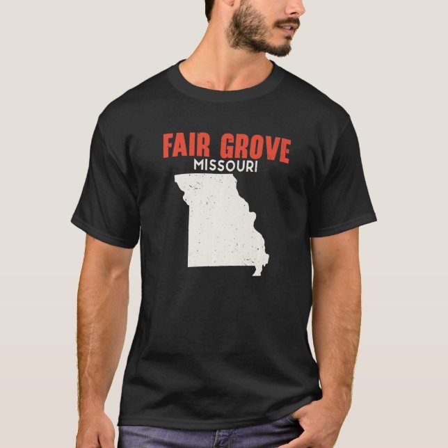 Fair Grove Missouri USA Staat America Travel Misso T-Shirt (Vorderseite)