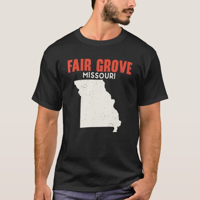 Fair Grove Missouri USA Staat America Travel Misso T-Shirt (Vorderseite)