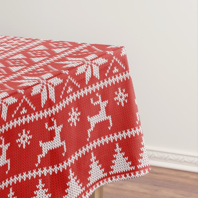 Fair Isle Christmas Tischdecke (Beispiel)