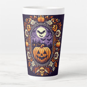 Fair Isle/Colorwork Vintage Halloween/Herbst Milchtasse