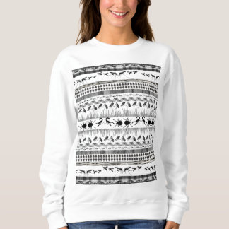 Fair Isle Fiercness tierisches Insekt Sweatshirt