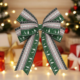 Fair Isle Holiday Knit Ripsband