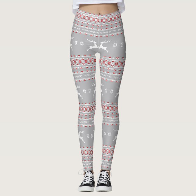 Fair Isle Leggings (Vorderseite)
