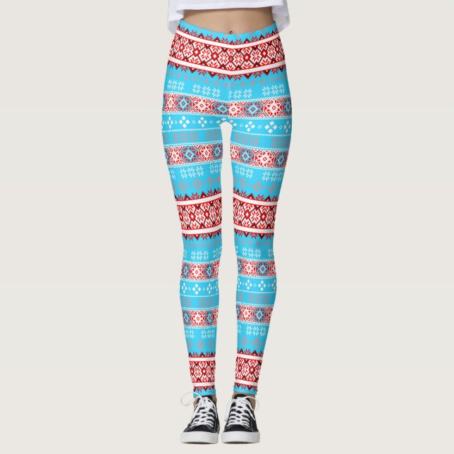 Fair Isle Leggings (Vorderseite)