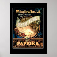 Fair Isle Paprika Vintag Retro Print