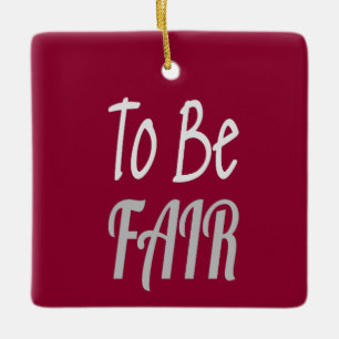 Fair LetterKenny Keramikornament
