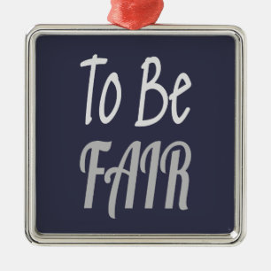 Fair LetterKenny Ornament Aus Metall