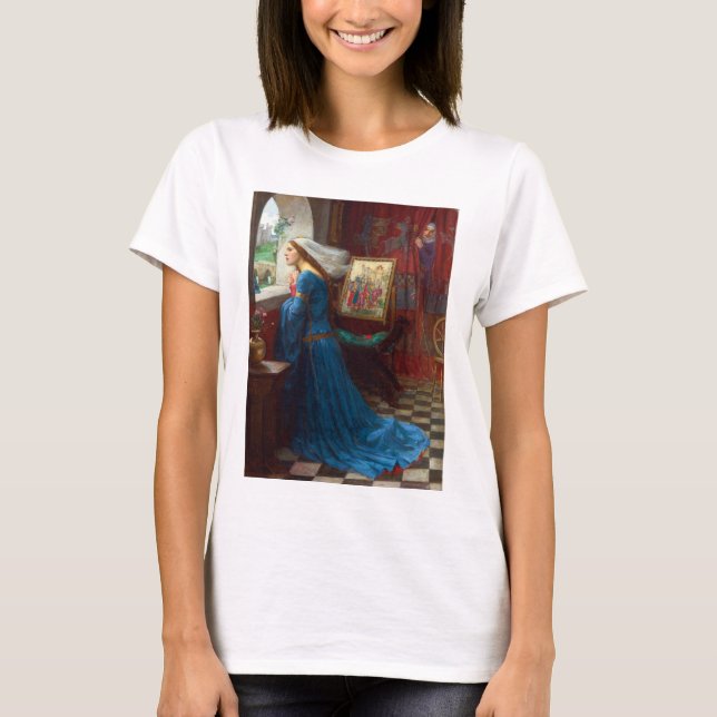 Fair Rosamund c. 1916 von John William Waterhouse T-Shirt (Vorderseite)