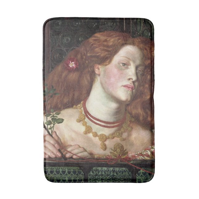 Fair Rosamund (Elegant & schöne Rotkopffrau) Badematte (Vorderseite Vertikal)