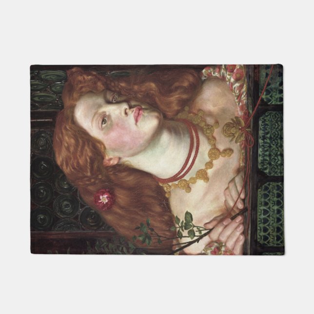 Fair Rosamund (Elegant & schöne Rotkopffrau) Fußmatte (Vorderseite)