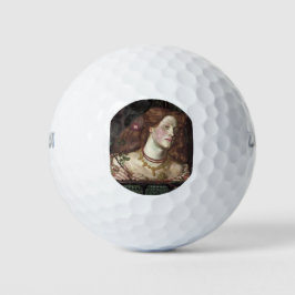 Fair Rosamund (Elegant & schöne Rotkopffrau) Golfball
