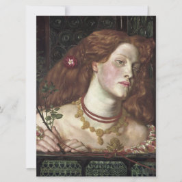 Fair Rosamund (Elegant & schöne Rotkopffrau) Karte