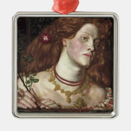 Fair Rosamund (Elegant & schöne Rotkopffrau) Ornament Aus Metall