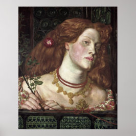 Fair Rosamund (Elegant & schöne Rotkopffrau) Poster
