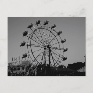 Fair Time Fun Reiten auf dem Riesenrad und Karneva Postkarte